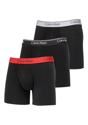 Calvin Klein logo-waistband boxers (pack of three) - Black