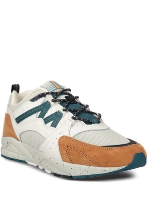 Karhu Fusion 2.0 suede-panelled lace-up sneakers - White