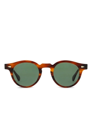 JULIUS TART OPTICAL Harold round-frame sunglasses - Brown