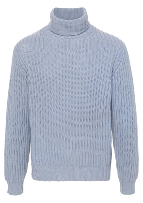 Dell'oglio roll-neck cashmere jumper - Blue