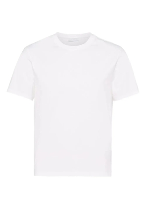 Prada crew-neck cotton T-shirt - White