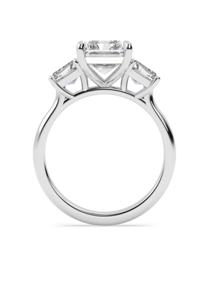 Tilla 14K white gold radiant diamond ring - Silver