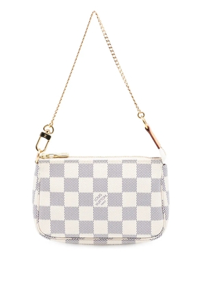 Louis Vuitton Pre-Owned 2020 Damier Azur Mini Pochette Accessoires handbag - White