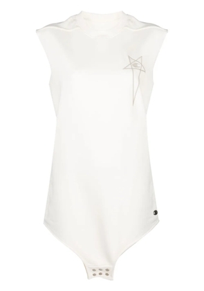 Rick Owens X Champion logo-embroidered cotton tank top - White