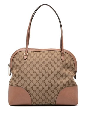 Gucci Pre-Owned 2016-2025 Medium GG Canvas Bree Dome tote bag - Brown
