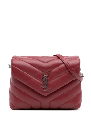 Saint Laurent Pre-Owned 2018 Toy Matelasse Leather Monogram LouLou crossbody bag - Red
