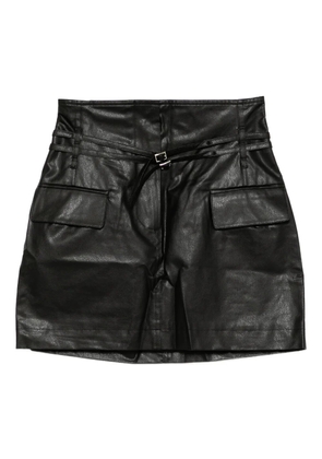 J Koo belted skirt - Black