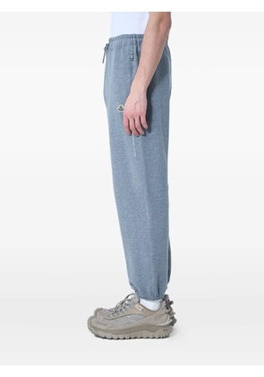Moncler drawstring-waistband logo-detail track pants - Grey