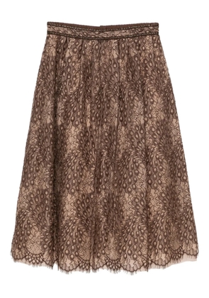 SHIATZY CHEN Scape-of-Curve skirt - Brown