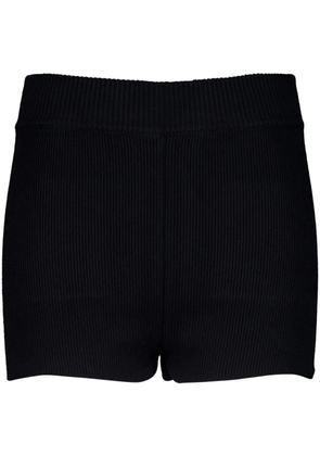 AMI Paris Ami de Coeur mini shorts - Black