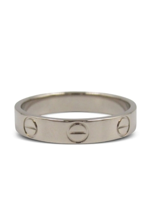 Cartier 2010s 18K white gold mini Love ring - Silver