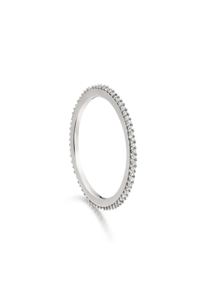 Monica Vinader Skinny Eternity Diamond ring - Silver