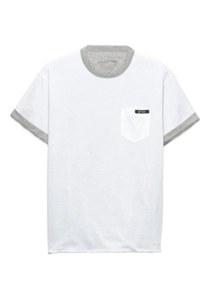 Prada logo-detail T-shirt - Grey