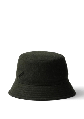 Prada Loden bucket hat - Green