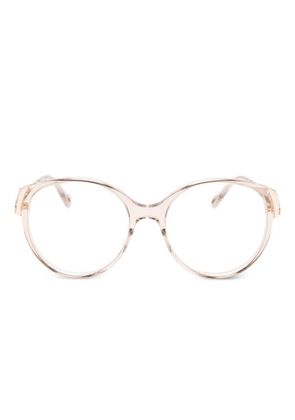 Chloé Eyewear oval-frame glasses - Brown