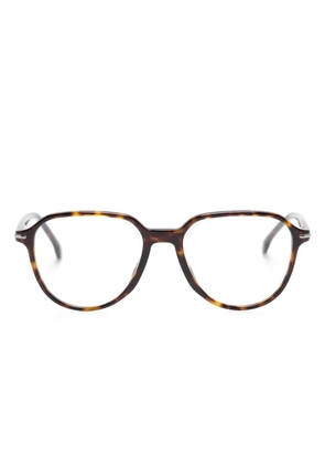 Carrera round-frame glasses - Brown