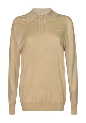 Miu Miu long-sleeves polo shirt - F0627