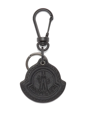Moncler logo-detail keyring - Black