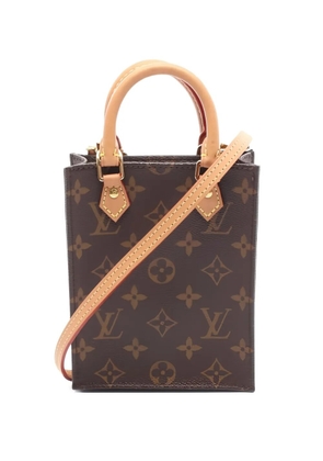 Louis Vuitton Pre-Owned 2020 Monogram Petit Sac Plat tote bag - Brown