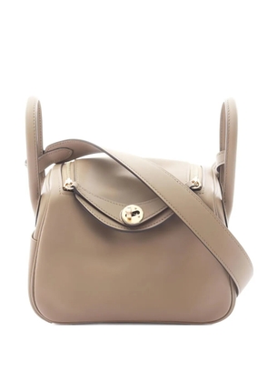 Hermès Pre-Owned 2024 Mini Lindy handbag - Brown