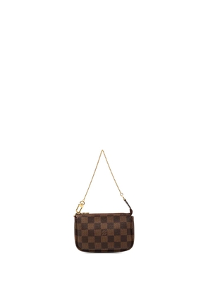 Louis Vuitton Pre-Owned 2011 Damier Ebene Mini Pochette Accessoires handbag - Brown