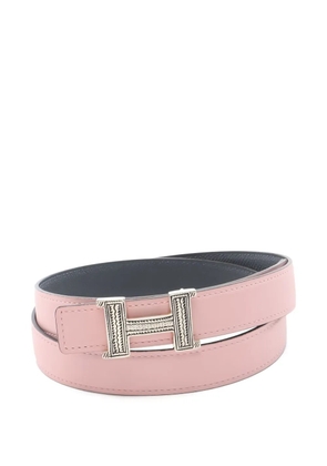 Hermès Pre-Owned H reversible belt - Pink