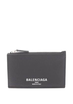 Balenciaga Pre-Owned 2020s Cash leather card holder - Black