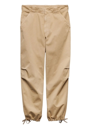 Prada cotton trousers - Neutrals