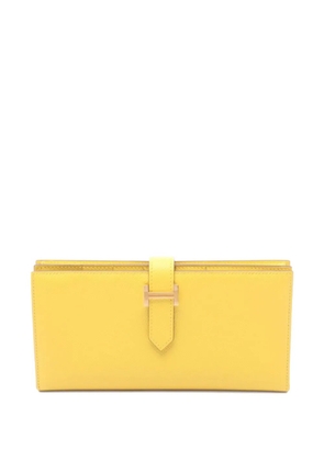Hermès Pre-Owned 2023 Bearn long wallet - Yellow