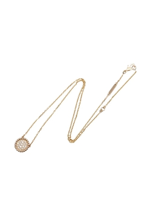Van Cleef & Arpels Pre-Owned 2010s 18K rose gold Perlée diamond necklace