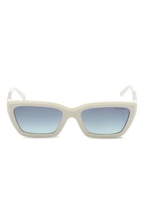 Tiffany & Co. Pre-Owned 2020s geometric-frame sunglasses - White