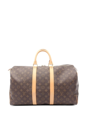 Louis Vuitton Pre-Owned 2002 45 Keepall monogram canvas holdall - Brown