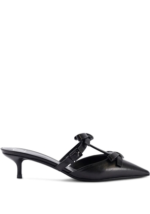 Valentino Garavani 40mm bow-detail mules - Black