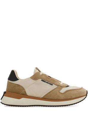 Ferragamo suede-leather sneakers - Neutrals
