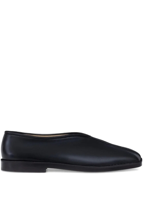 LEMAIRE square-toe slippers - Black