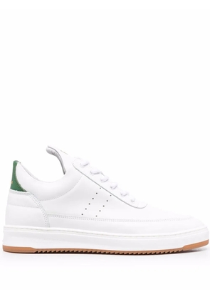 Filling Pieces branded heel-counter sneakers - White
