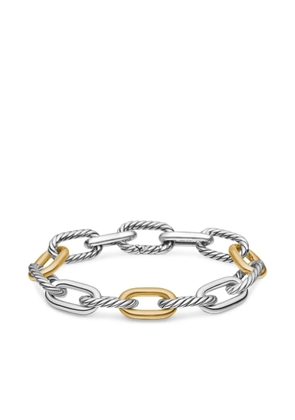David Yurman 18kt yellow gold and sterling silver DY Madison chain bracelet (11mm)
