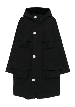 Simone Rocha hooded parka coat - Black