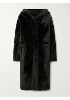 Yves Salomon - Reversible Shearling Hooded Coat - Brown - FR 34,FR 36,FR 38,FR 40,FR 42,FR 44