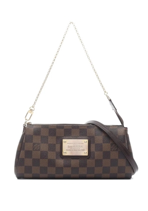 Louis Vuitton Pre-Owned 2010 Eva Damier Ebène-canvas shoulder bag - Brown