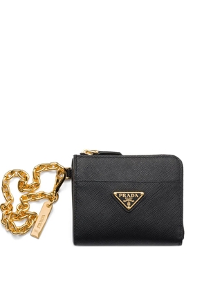 Prada small Saffiano wallet - Black
