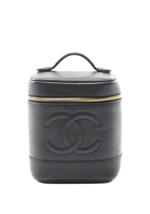 CHANEL Pre-Owned 1996-1997 Coco Mark vanity bag - Black