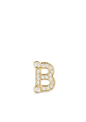 Sophie Bille Brahe 18kt yellow gold Petite B stud earring