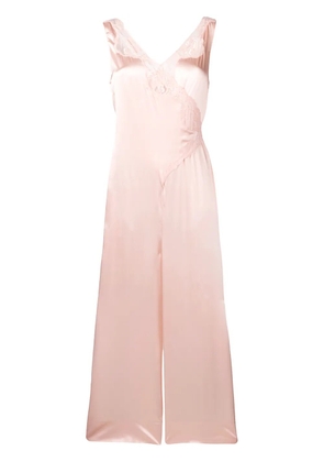 Stella McCartney lace detail jumpsuit - Pink