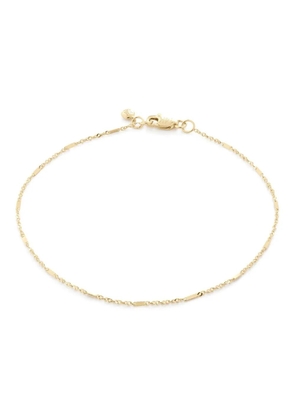 Monica Vinader 14kt yellow gold Shimmer Chain bracelet