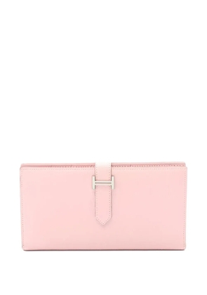 Hermès Pre-Owned 2019 long Bearn bi-fold wallet - Pink