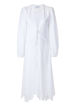 Olympiah Nielle plunge neck dress - White