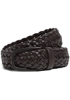 Zegna leather belt - Brown