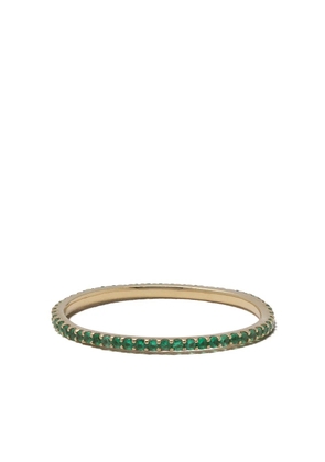 We by WHITEbIRD 18kt yellow gold emerald Solange ring