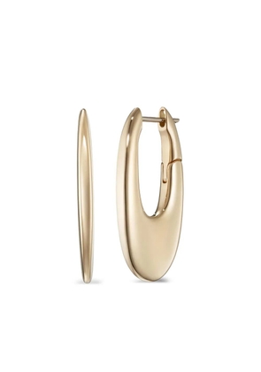 Melissa Kaye 18K yellow gold medium Lulu earrings